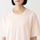 婦人　強撚天竺編みクルーネック半袖Ｔシャツ