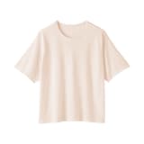 婦人　強撚天竺編みクルーネック半袖Ｔシャツ