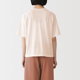 婦人　強撚天竺編みクルーネック半袖Ｔシャツ