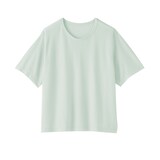 婦人　強撚天竺編みクルーネック半袖Ｔシャツ