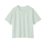 婦人　強撚天竺編みクルーネック半袖Ｔシャツ