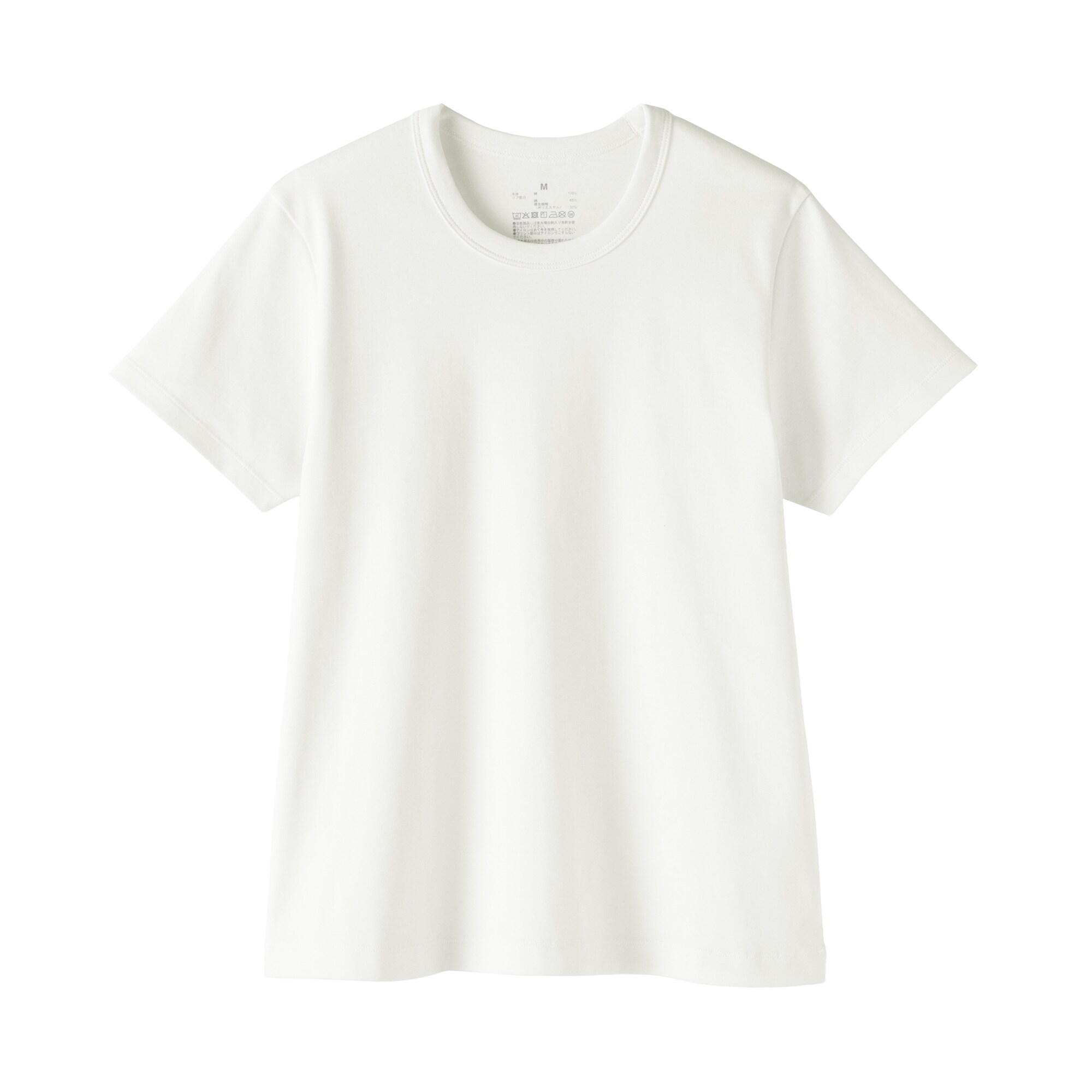 婦人 涼感汗じみしにくいクルーネック半袖Tシャツ | 無印良品