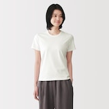 婦人　涼感汗じみしにくいクルーネック半袖Ｔシャツ