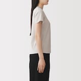 婦人　涼感汗じみしにくいクルーネック半袖Ｔシャツ