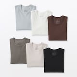 婦人　涼感汗じみしにくいクルーネック半袖Ｔシャツ