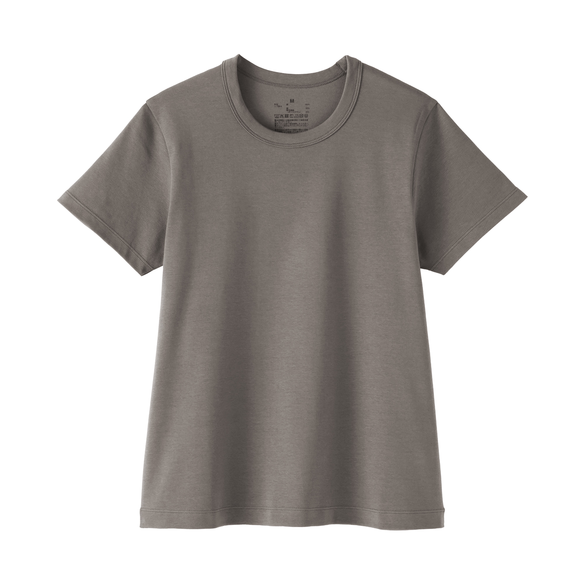 婦人　涼感汗じみしにくいクルーネック半袖Ｔシャツ