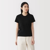 婦人　涼感汗じみしにくいクルーネック半袖Ｔシャツ