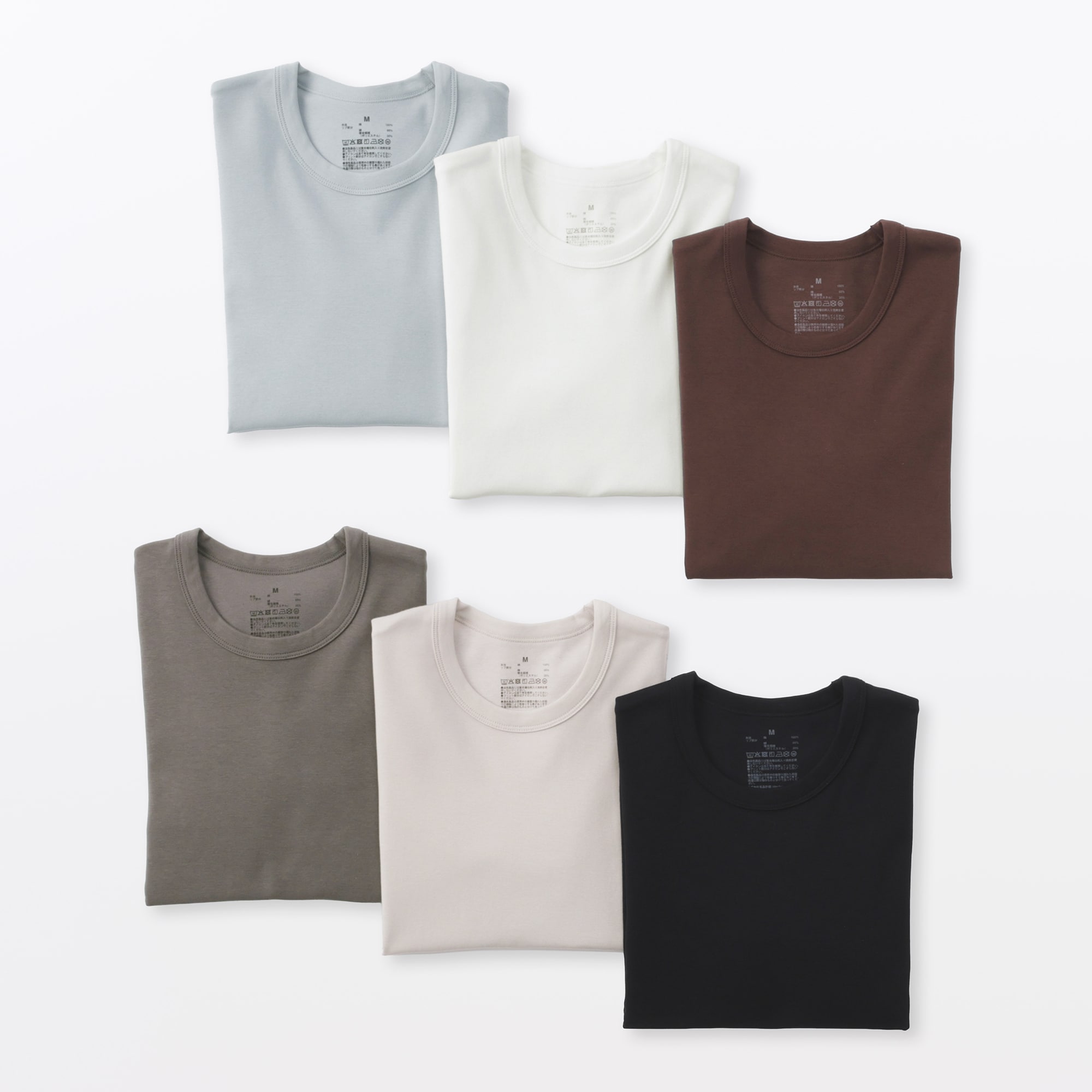 婦人 涼感汗じみしにくいクルーネック半袖Tシャツ | 無印良品