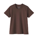 婦人　涼感汗じみしにくいクルーネック半袖Ｔシャツ