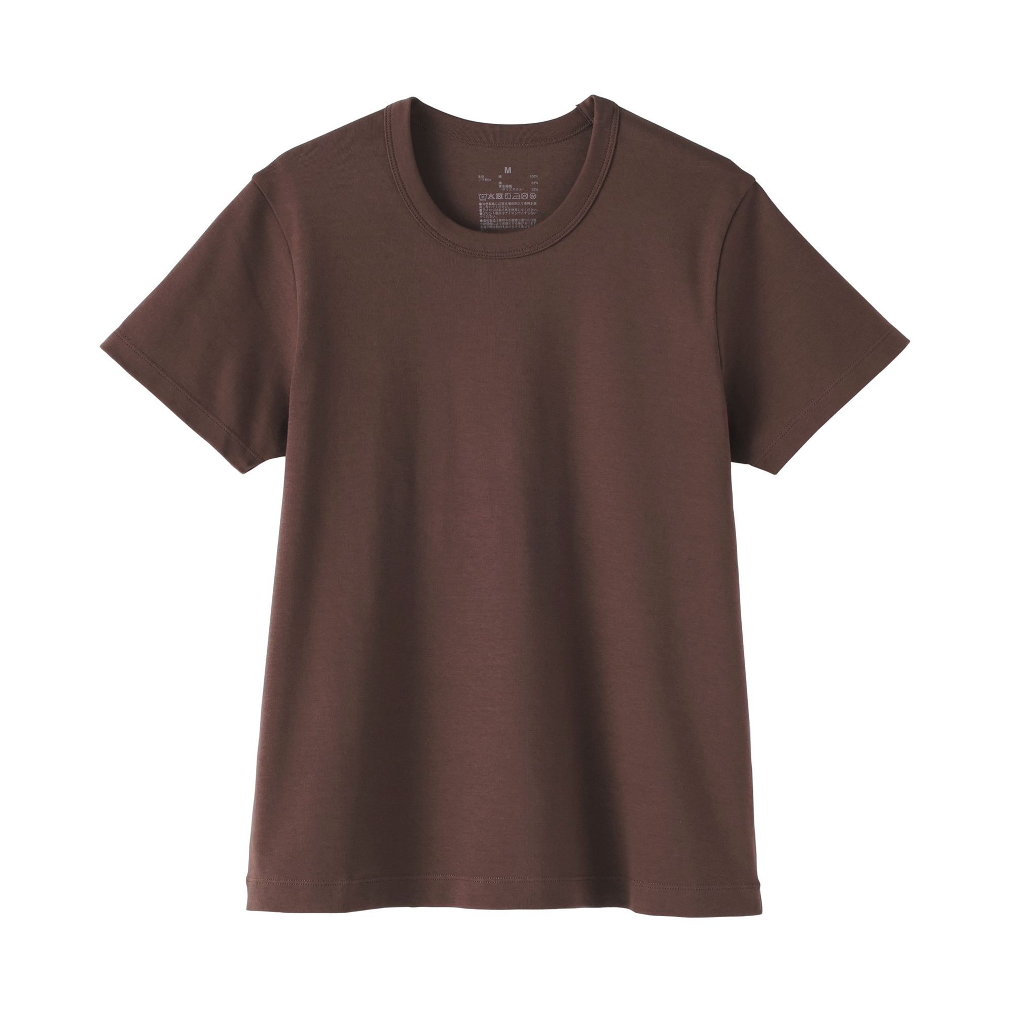 婦人　涼感汗じみしにくいクルーネック半袖Ｔシャツ