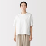 婦人　涼感ＵＶカットクルーネックワイド半袖Ｔシャツ