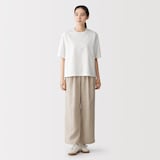 婦人　涼感ＵＶカットクルーネックワイド半袖Ｔシャツ