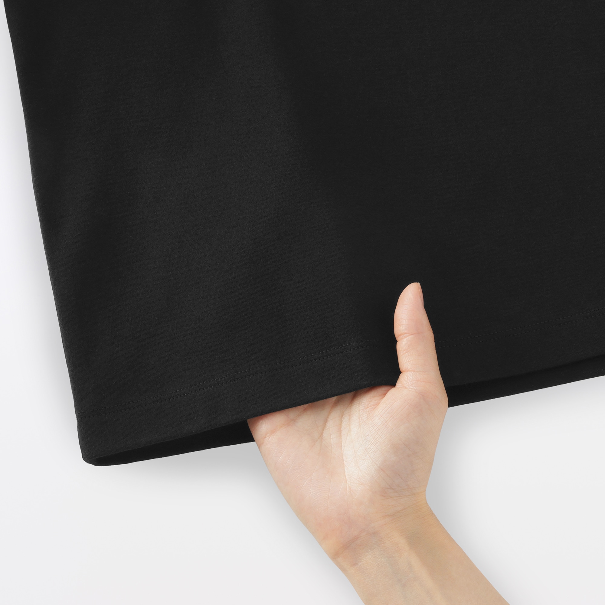 婦人　涼感ＵＶカットクルーネックワイド半袖Ｔシャツ