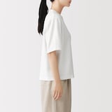 婦人　涼感ＵＶカットクルーネックワイド半袖Ｔシャツ