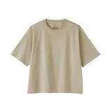 婦人　涼感ＵＶカットクルーネックワイド半袖Ｔシャツ