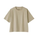 婦人　涼感ＵＶカットクルーネックワイド半袖Ｔシャツ