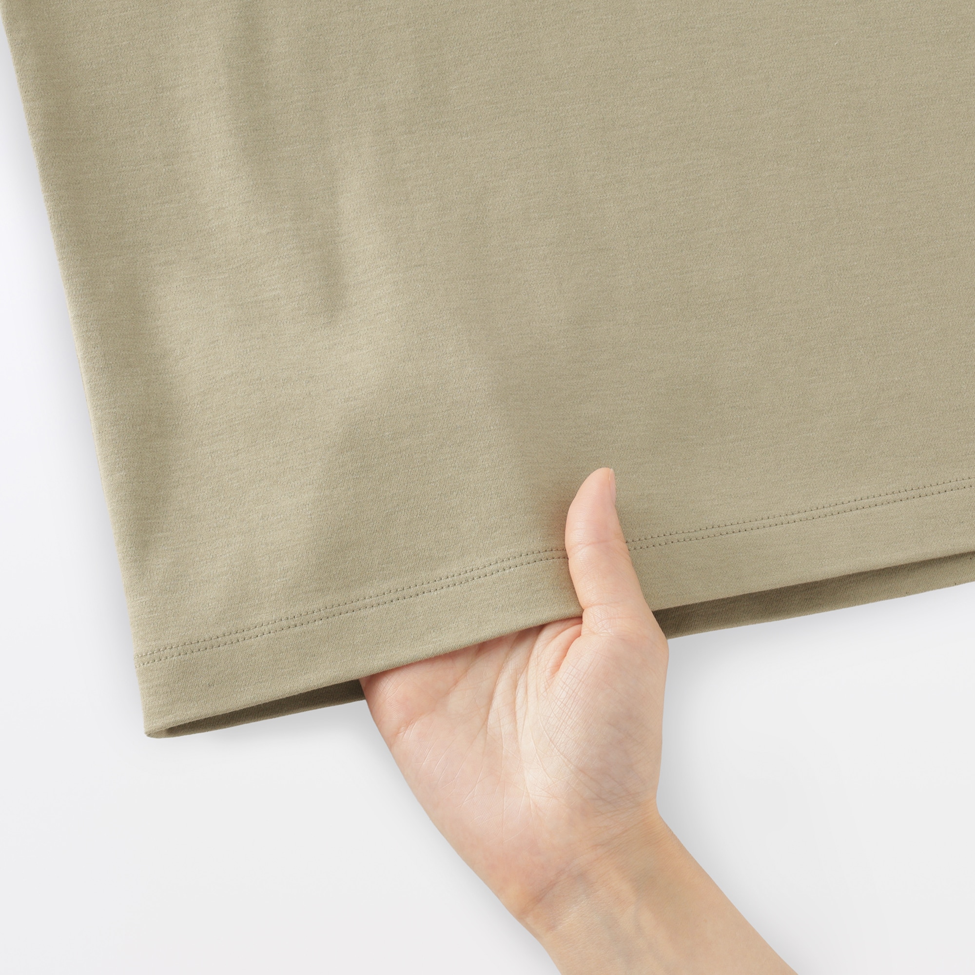 婦人　涼感ＵＶカットクルーネックワイド半袖Ｔシャツ