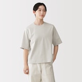 婦人　涼感ＵＶカットクルーネックワイド半袖Ｔシャツ