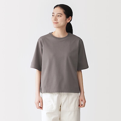 婦人　涼感ＵＶカットクルーネックワイド半袖Ｔシャツ（２０２６年仕様）