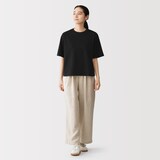 婦人　涼感ＵＶカットクルーネックワイド半袖Ｔシャツ