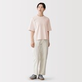 婦人　涼感ＵＶカットクルーネックワイド半袖Ｔシャツ