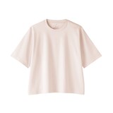 婦人　涼感ＵＶカットクルーネックワイド半袖Ｔシャツ