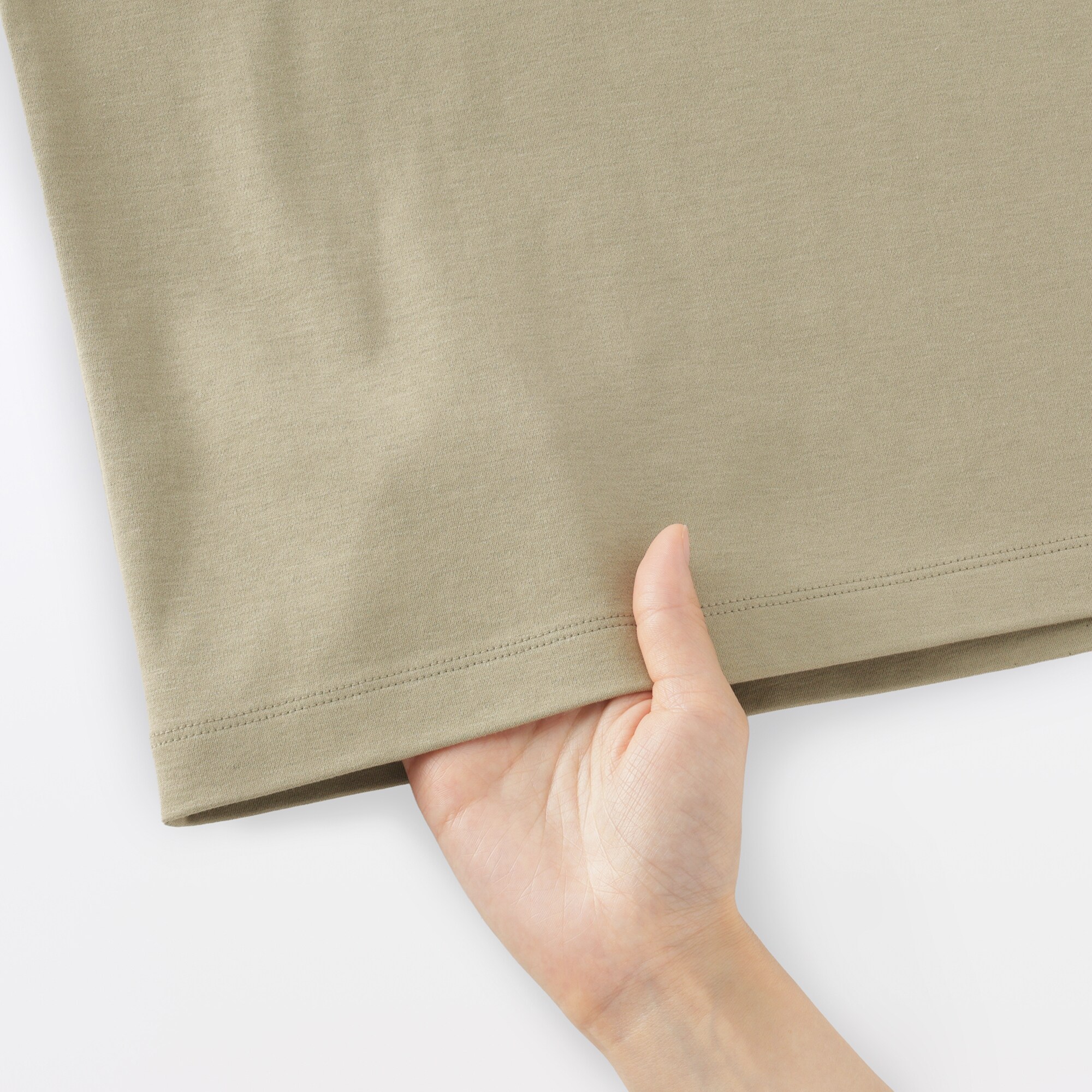 婦人　涼感ＵＶカットクルーネックワイド半袖Ｔシャツ