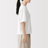 婦人　涼感ＵＶカットクルーネックワイド半袖Ｔシャツ