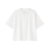 婦人　涼感ＵＶカットクルーネックワイド半袖Ｔシャツ