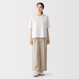 婦人　涼感ＵＶカットクルーネックワイド半袖Ｔシャツ