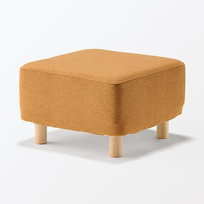 【１月１４日順次発売予定】脚付スツール　オレンジ