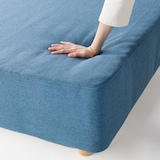 脚付マットレスポケットコイル（組み立て仕様）シングル　ブルー