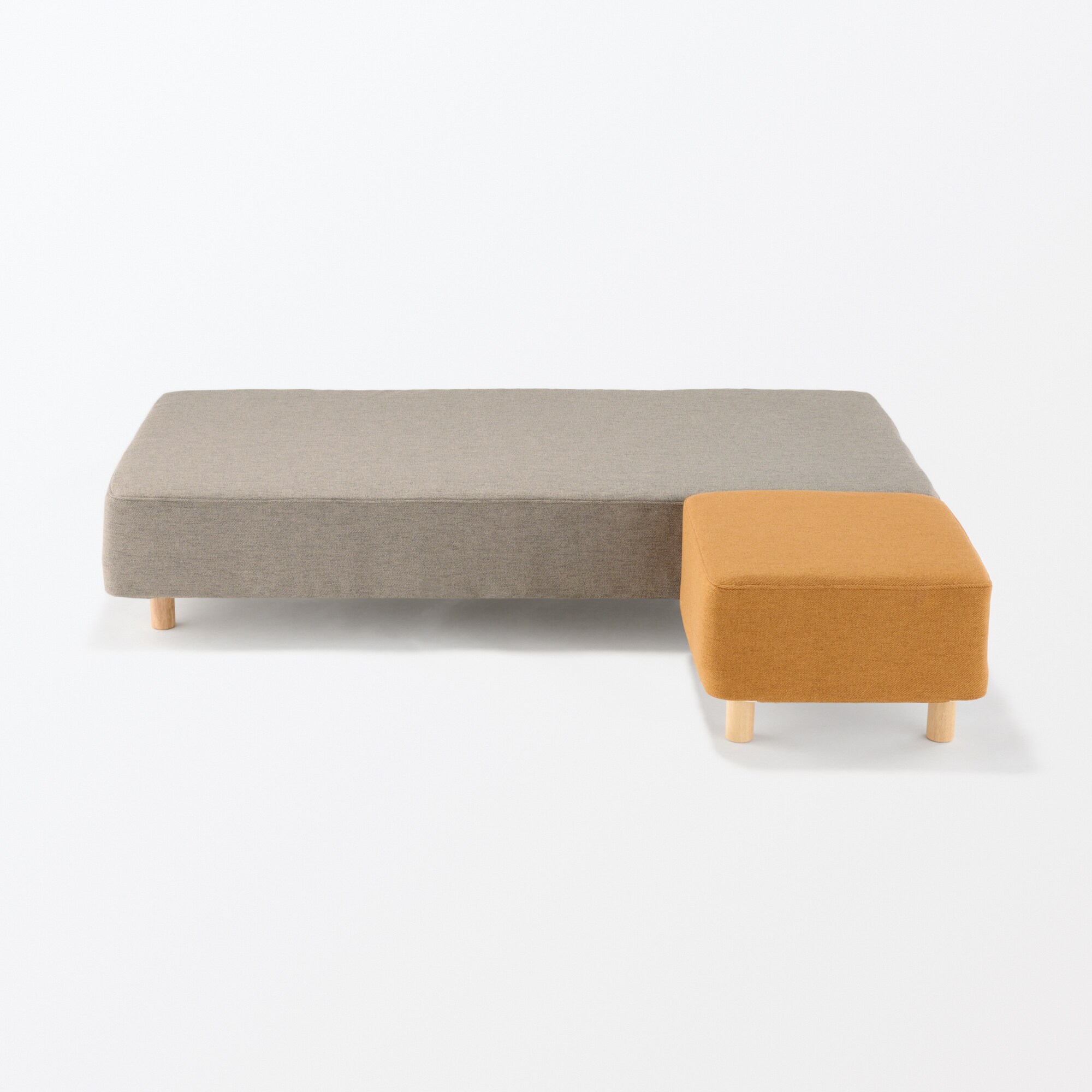 脚付マットレスポケットコイル（組み立て仕様）シングル ブルー | 無印良品