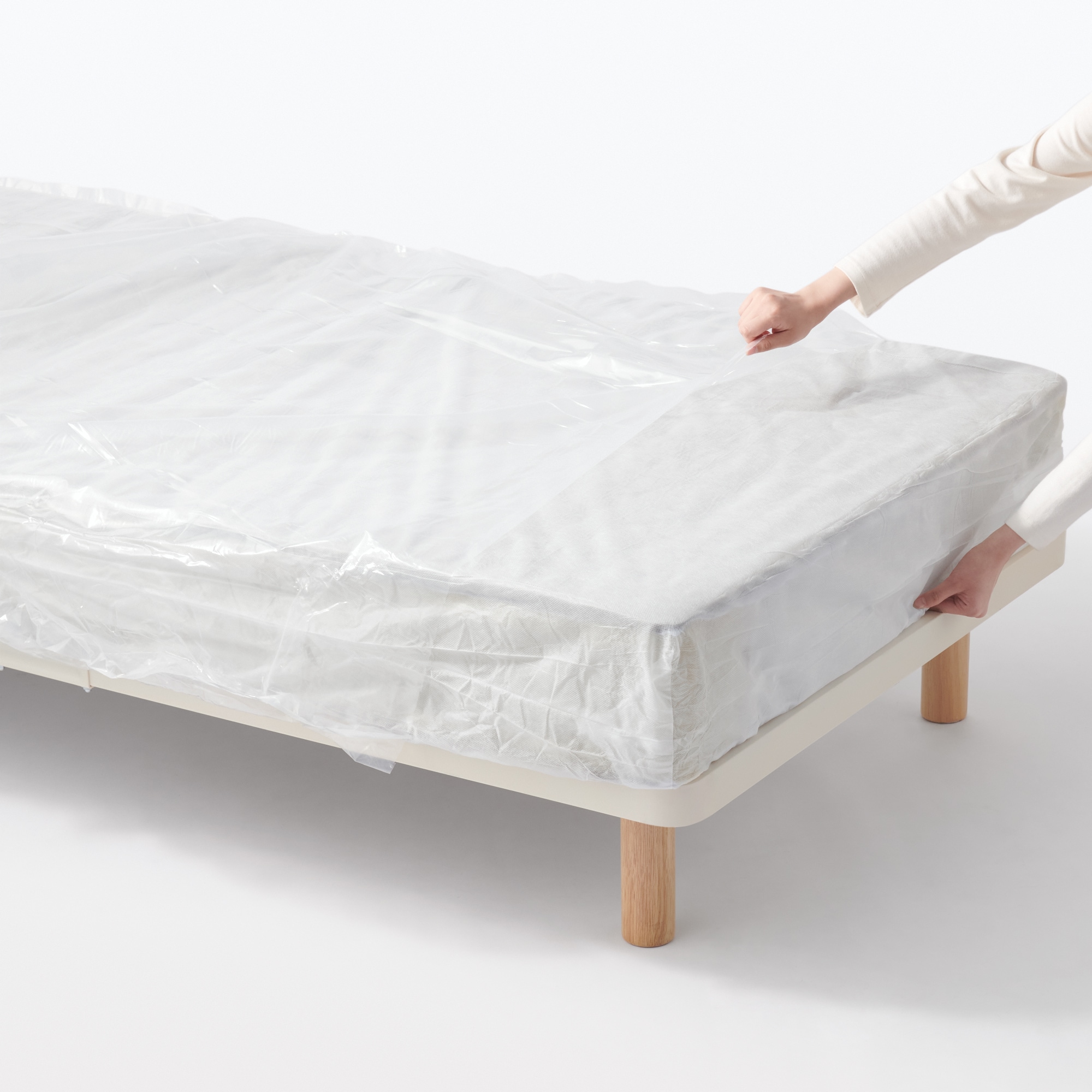 脚付マットレスポケットコイル（組み立て仕様）シングル ベージュ