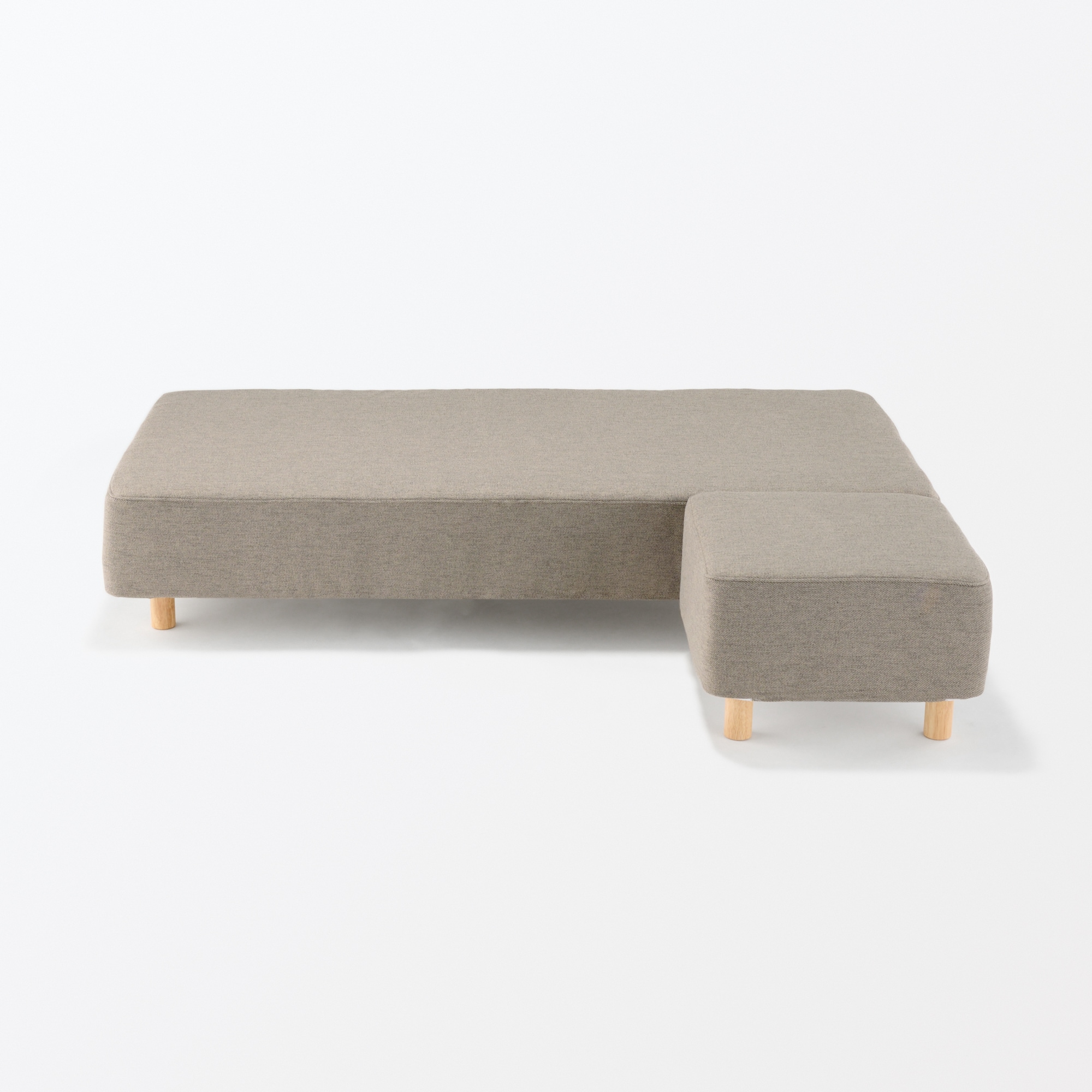 脚付マットレスポケットコイル（組み立て仕様）シングル　ベージュ