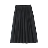 婦人　強撚　ギャザースカート