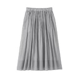 婦人　強撚　ギャザースカート