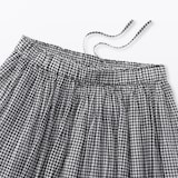 婦人　強撚　ギャザースカート