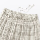 婦人　強撚　ギャザースカート