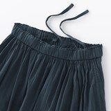 婦人　不揃い楊柳　イージースカートパンツ