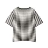 紳士　洗いざらし太番手ボートネック五分袖Ｔシャツ