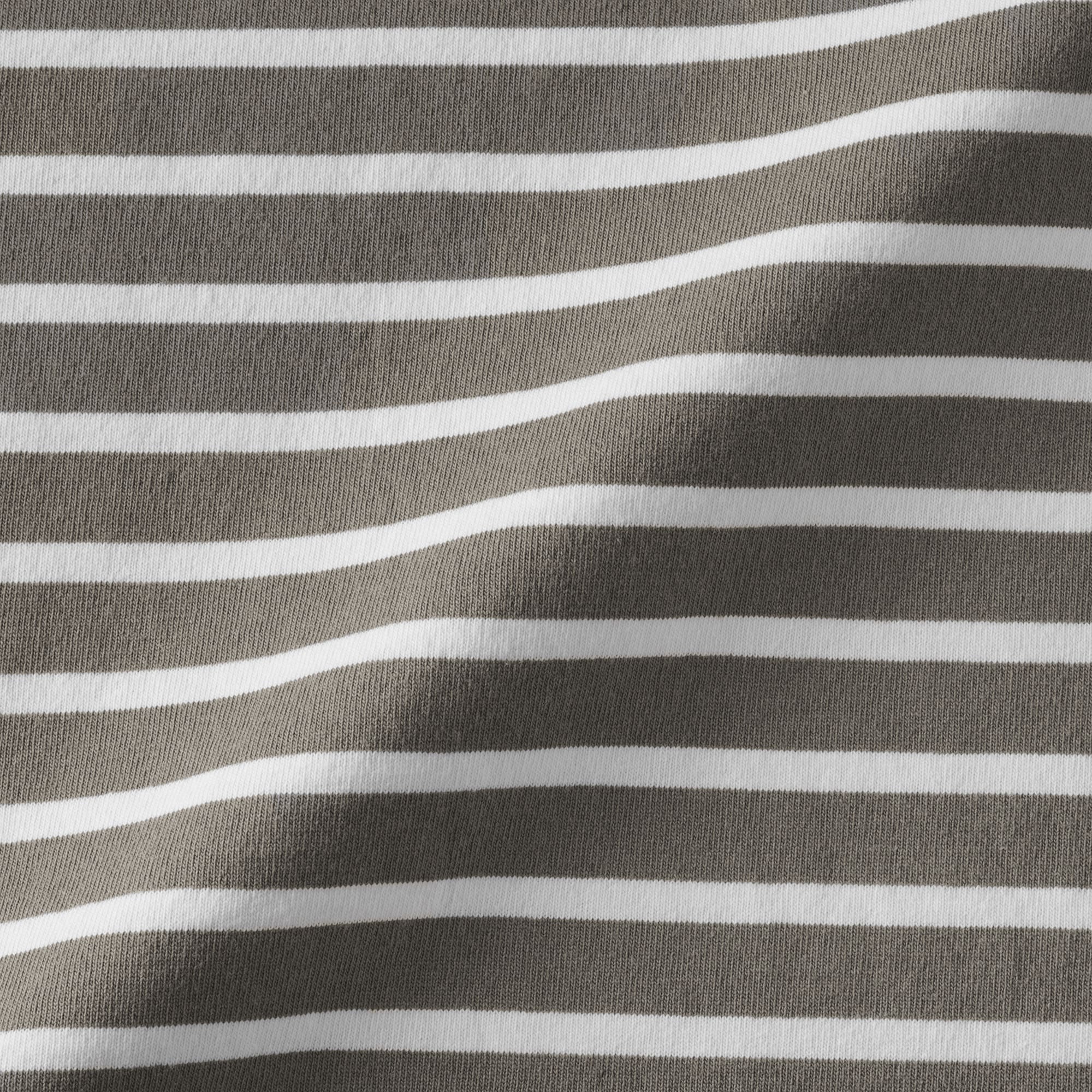 紳士　洗いざらし太番手ボートネック五分袖Ｔシャツ