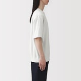 紳士　ライトスウェットクルーネック五分袖Ｔシャツ