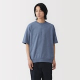 紳士　ライトスウェットクルーネック五分袖Ｔシャツ