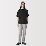 紳士　洗いざらし天竺編みクルーネックワイド半袖Ｔシャツ