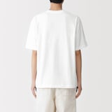 紳士　洗いざらし天竺編みクルーネックワイド半袖Ｔシャツ