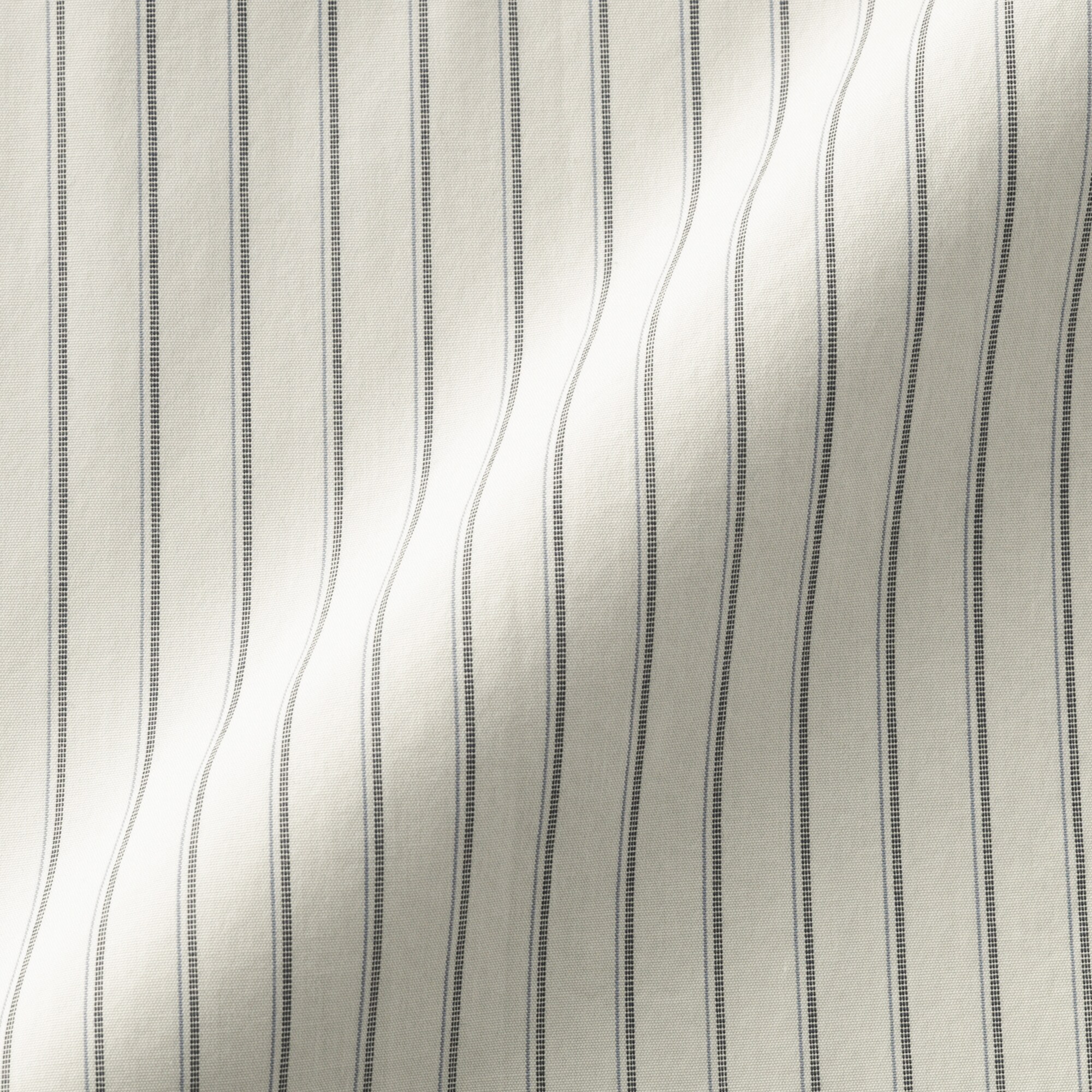 婦人　洗いざらし　ブロードスタンドカラー長袖ロングシャツ