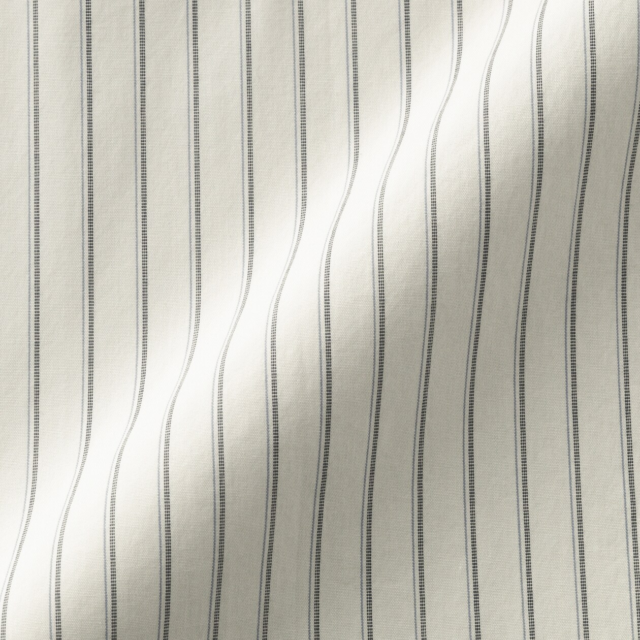 婦人　洗いざらし　ブロードスタンドカラー長袖ロングシャツ