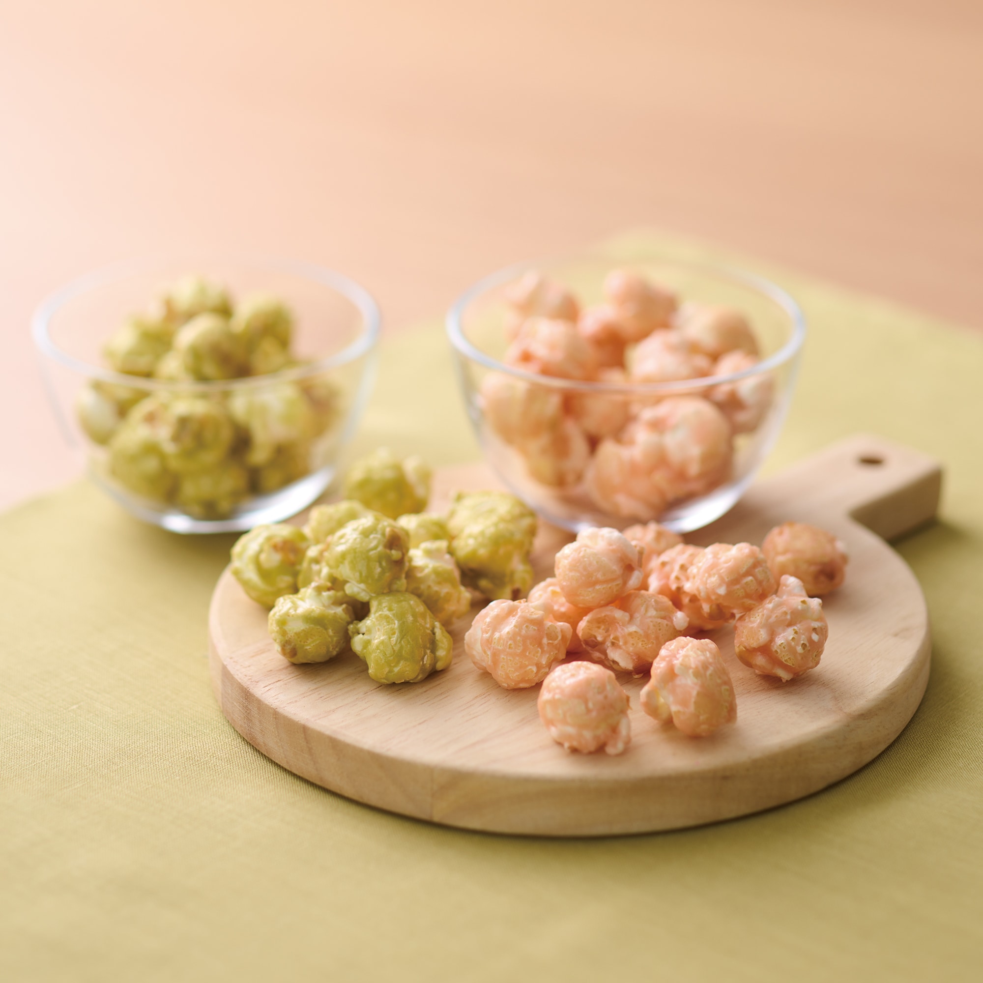 桜と抹茶のキャンディングポップコーン