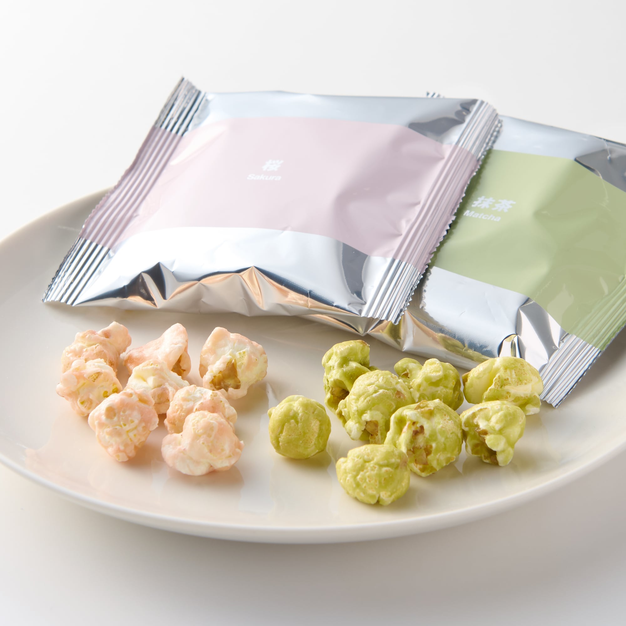 桜と抹茶のキャンディングポップコーン